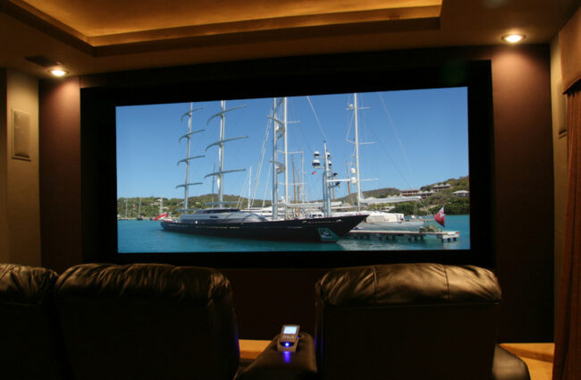 Home Theatre with Projector Screen Portfolio: Home Theatre with Projector Screen
